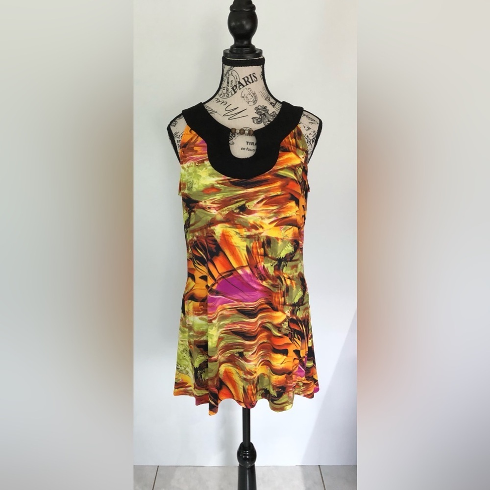 Libra Ladies Top colourful sleeveless
